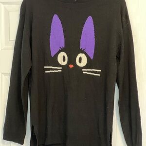 Her Universe Studio Ghibli Kiki's Delivery Service Jiji Womens Sweater